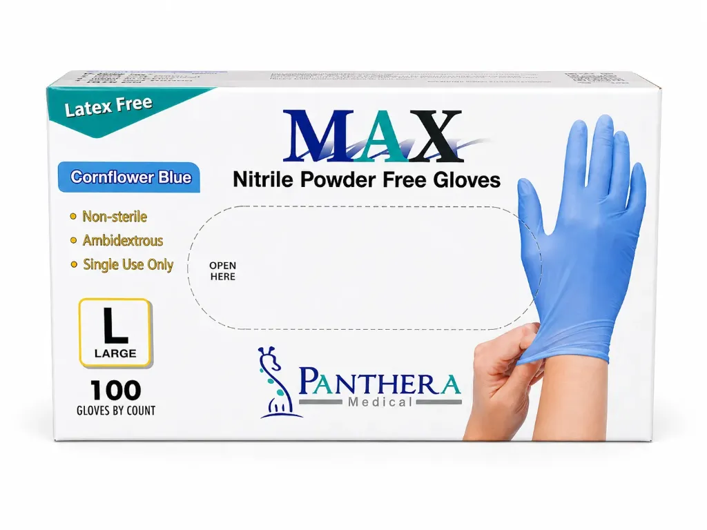 GLOVES LATEX LARG FREE POWDER
