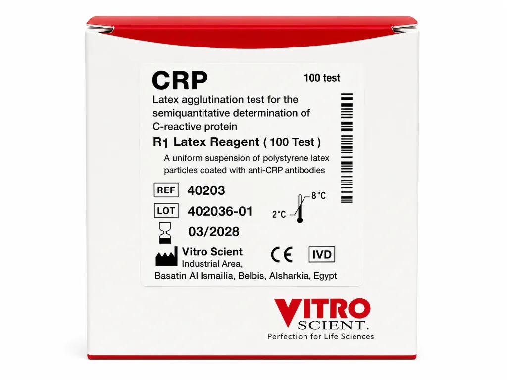 CRP LATEX VITRO 100TEST